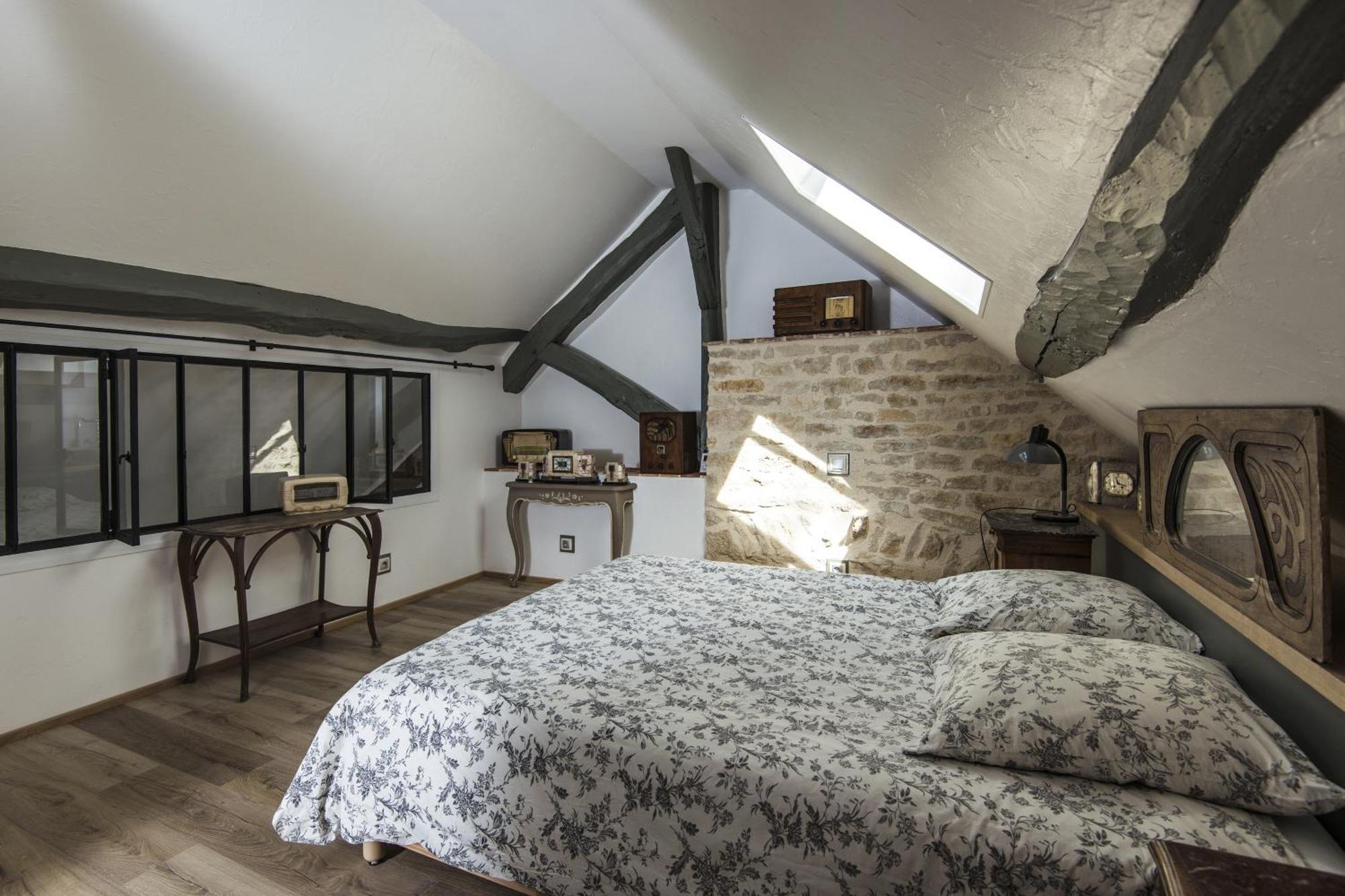 Bed and Breakfast Le Domaine Des Carriers Chevroches Habitación foto